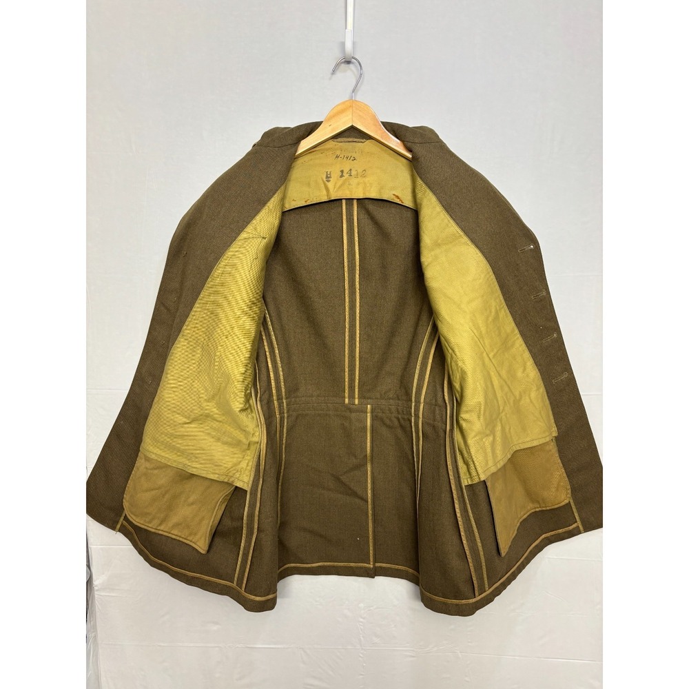 US‎ Army Air Force Uniform Jackets Brown 1940s Patches Original 40R Vintage - Picture 3 of 16
